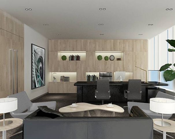 總經理辦公室裝修設計實景圖